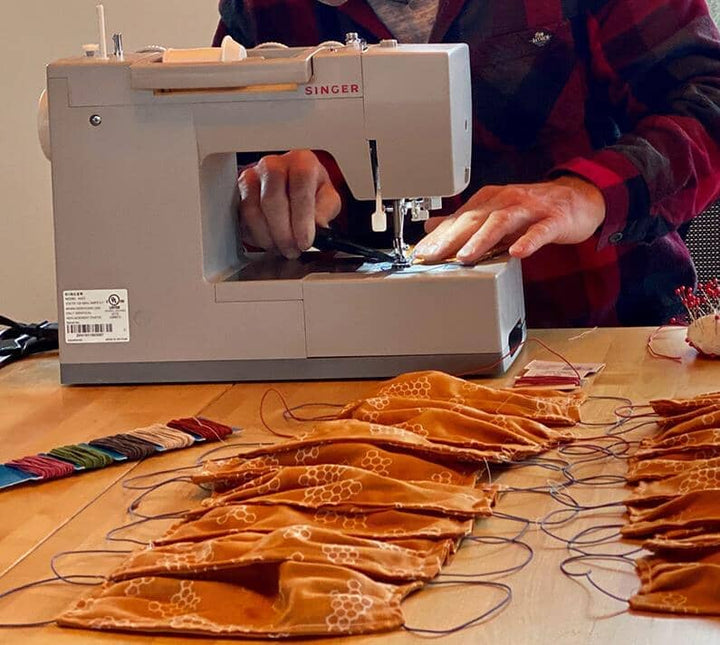 Supporting a community driven project to sew face masks