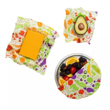 Bee's Wrap Value Pack Reusable Beeswax Food Compostable Wraps - 4pk Packs Bee's Wrap 