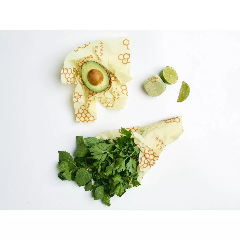 Bee's Wrap Reusable Beeswax Compostable Food Wraps - 2ct Packs Bee's Wrap 